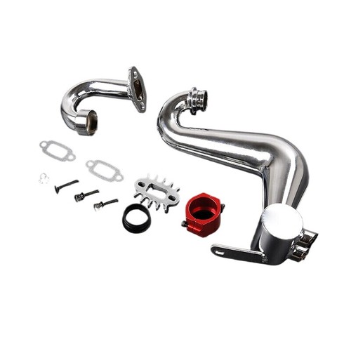 Silencer exhaust pipe with - ss,