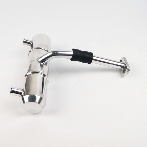 Aluminium twin tuned exhaust - tuned,