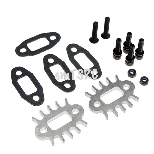 Exhaust spacer gasket 2pcs - exhaust, for